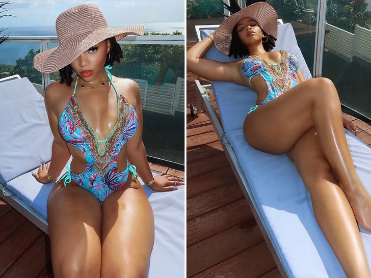 Chloe Bailey's Sexy Swimsuit Vacay Pics