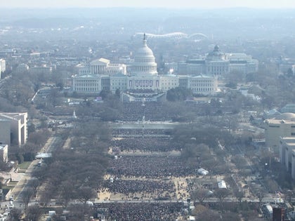 In 2009, President Barack Obama drew in a record breaking 1.8 Million people into his first inauguration