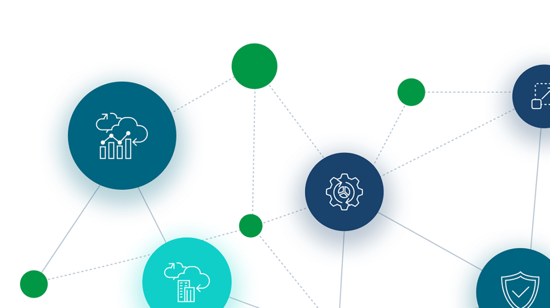 Diagram illustrating various data types and information, highlighting integrations with multiple data sources and tools.